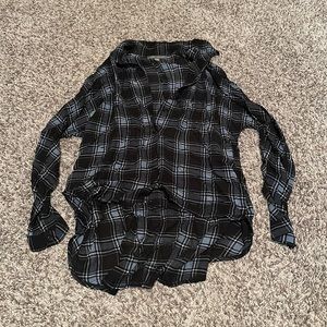 Blue and black long sleeve.